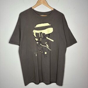Giant Robot Anime Terra Brown Gray Short Sleeve T-Shirt Size XL